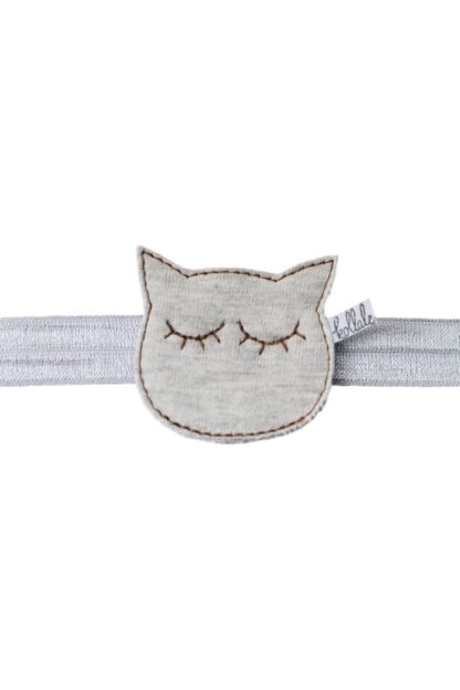 Winter Dream Cat Grey Haarband